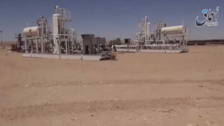 "داعش" ينشر فيديو لسيطرته على شركة وحقل للغاز في ريف حمص