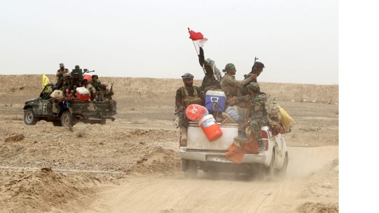 إعادة انتشار "الحشد الشعبي" في الرمادي إعادة انتشار "الحشد الشعبي" في الرمادي