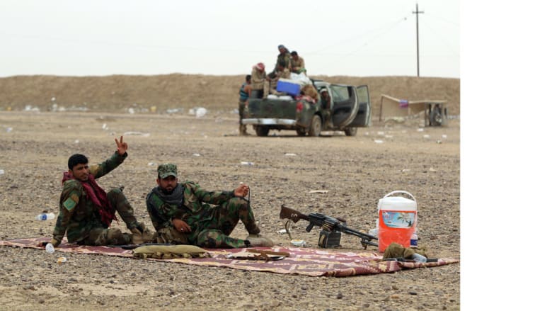 إعادة انتشار "الحشد الشعبي" في الرمادي إعادة انتشار "الحشد الشعبي" في الرمادي