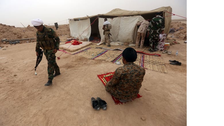 إعادة انتشار "الحشد الشعبي" في الرمادي إعادة انتشار "الحشد الشعبي" في الرمادي