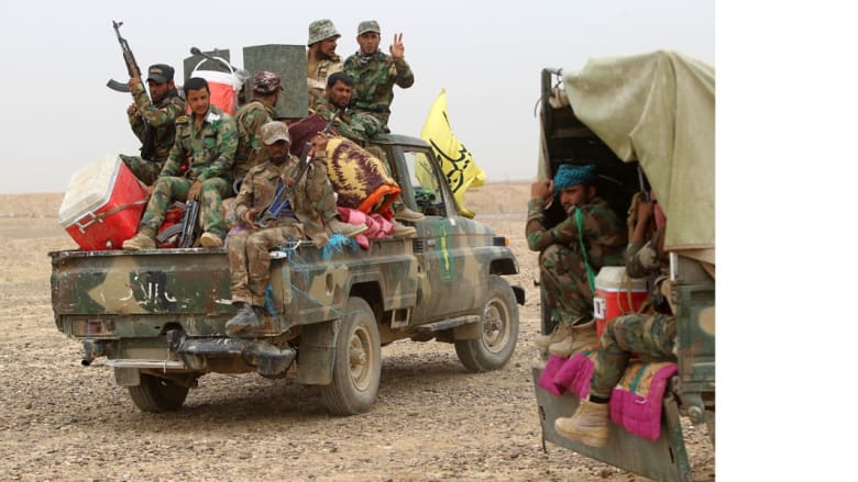 إعادة انتشار "الحشد الشعبي" في الرمادي إعادة انتشار "الحشد الشعبي" في الرمادي
