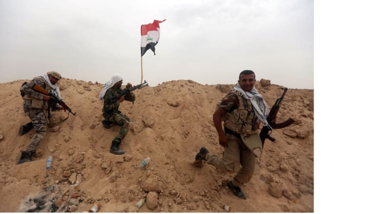 إعادة انتشار "الحشد الشعبي" في الرمادي إعادة انتشار "الحشد الشعبي" في الرمادي