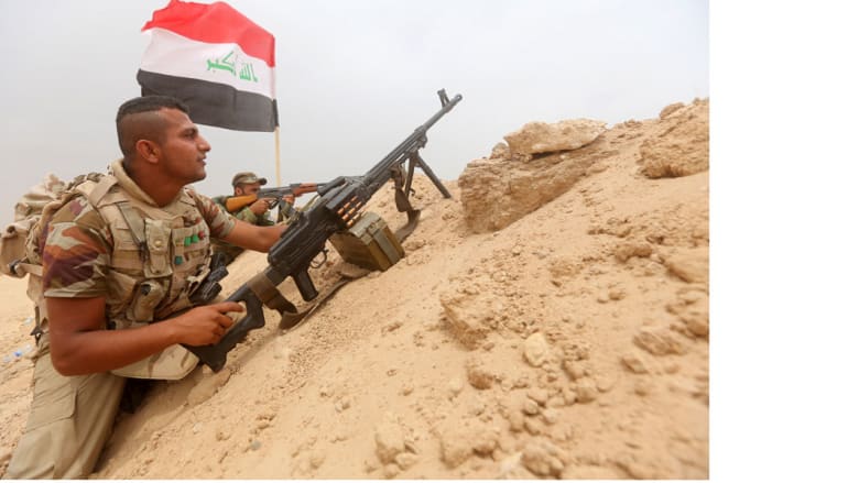 إعادة انتشار "الحشد الشعبي" في الرمادي إعادة انتشار "الحشد الشعبي" في الرمادي