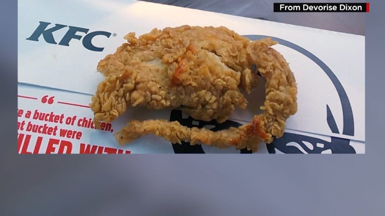 هل هذه دجاجة أم فأر مقلي بوجبة KFC؟