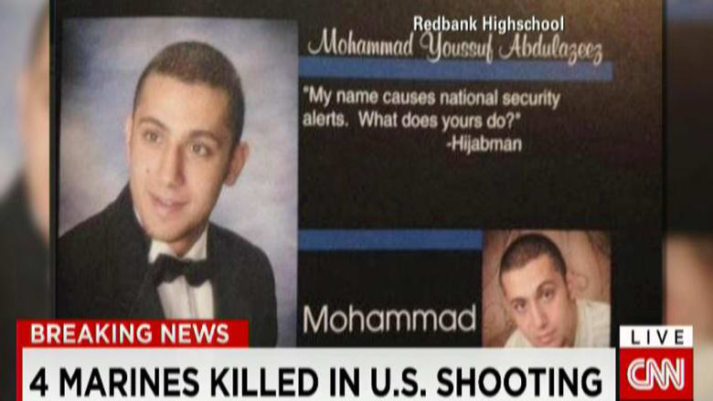 بالصور.. محمد يوسف عبدالعزيز منفذ هجوم تينيسي وقاتل 4 عناصر بالبحرية الأمريكية بالصور.. محمد يوسف عبدالعزيز منفذ هجوم تينيسي وقاتل 4 عناصر بالبحرية الأمريكية