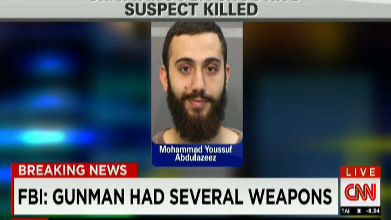 بالصور.. محمد يوسف عبدالعزيز منفذ هجوم تينيسي وقاتل 4 عناصر بالبحرية الأمريكية بالصور.. محمد يوسف عبدالعزيز منفذ هجوم تينيسي وقاتل 4 عناصر بالبحرية الأمريكية