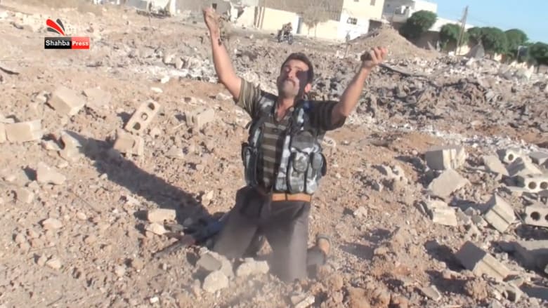 بالفيديو.. دمار يلف "مارع" بحلب بعد انفجار ضخم نفذه داعش