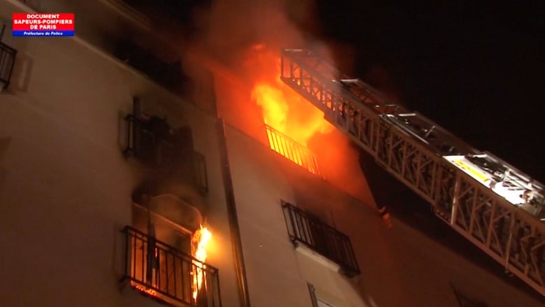 بالفيديو.. مقتل 8 أشخاص بينهم طفلان إثر حريق مبنى سكني في فرنسا
