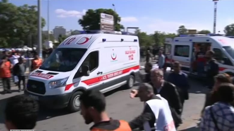 بالفيديو: اللحظات الأولى بعد الانفجار الذي هز العاصمة التركية أنقرة