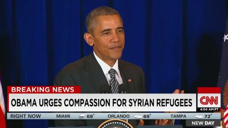أوباما يرفض محاصرة المسلمين ويتعهد بتدمير داعش.. ويفتح الباب لبوتين