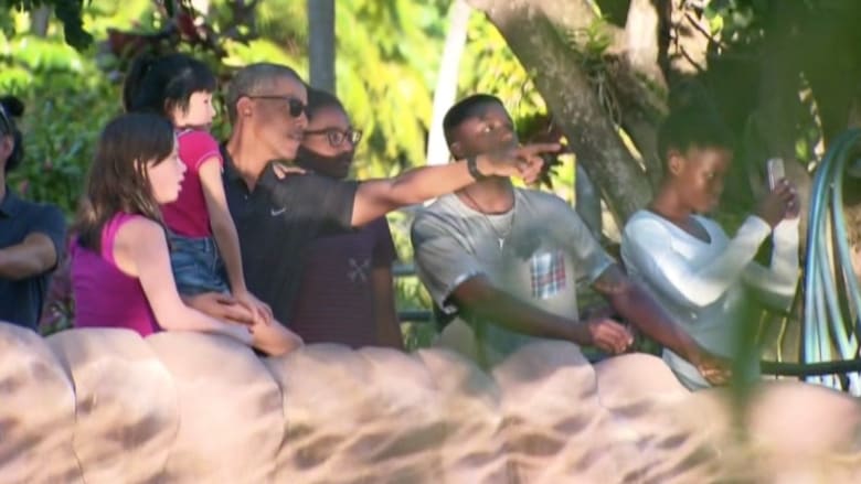 بالفيديو: أوباما في زيارة لحديقة الحيوانات في هاواي