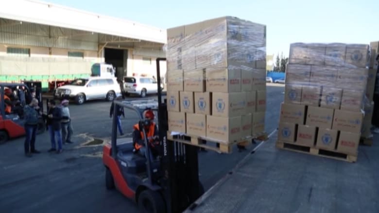شاهد: استعداد برنامج الأغذية العالمي والأمم المتحدة لإرسال قافلة مساعدات إنسانية إلى مضايا السورية