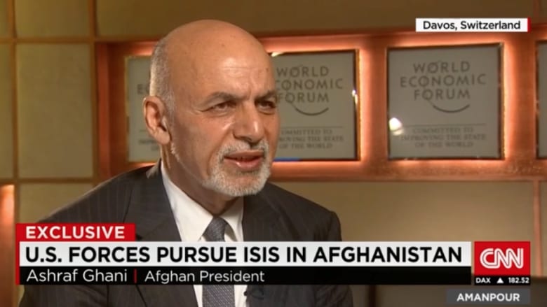 الرئيس الأفغاني لـ CNN: نرحب بالتدخل الأمريكي ضد "داعش" في بلادنا