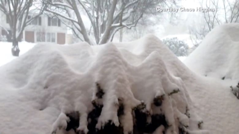 بالفيديو: كمية الثلوج المتساقطة خلال العاصفة على مدار يوم ونصف بتقنية الفاصل الزمني في واشنطن