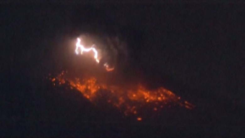 شاهد.. اللحظات الأولى لثوران بركان ساكوراجيما الياباني