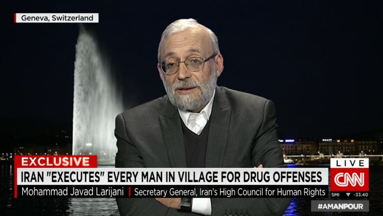 مسؤول إيراني يتحدث لـCNN عن إعدام جميع ذكور قرية إيرانية: عددهم قليل وقضاياهم مرتبطة بتجارة المخدرات
