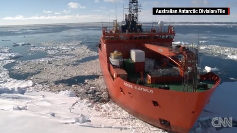بالفيديو: إعادة تعويم كاسحة جليد أسترالية جنحت في القطب الجنوبي