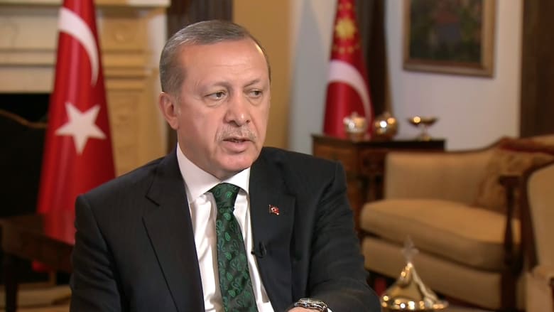 أردوغان لـCNN: كثير من الدول الأوروبية فشلت في الاهتمام بدعوتنا للاتحاد ضد الإرهاب