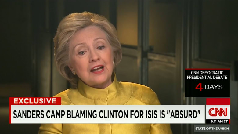بالفيديو.. هيلاري كلينتون: “لومي على إنشاء داعش أمر أكثر من سخيف”  