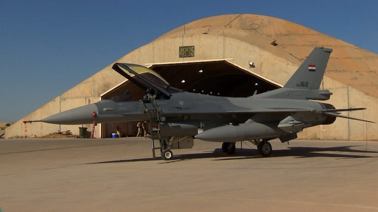 بالفيديو: مقاتلات إف 16 العراقية تحلق في السماء لمواجهة داعش