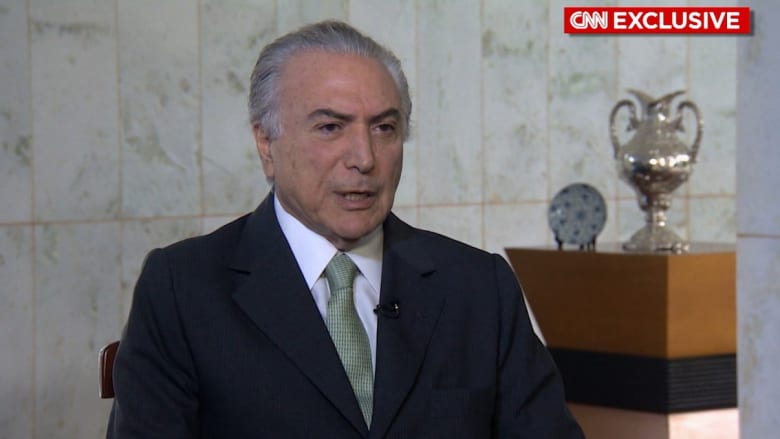 حصرياً.. ميشال تامر نائب رئيسة البرازيل ذو الأصول اللبنانية: أريد استعادة ثقة الناس