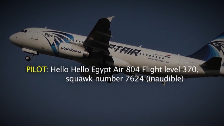 تسجيل صوتي لاتصال قائد طائرة مصر للطيران "MS804" بالمراقبة الجوية في سويسرا