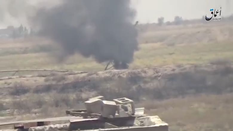 شاهد.. داعش ينشر مقطع فيديو يظهر تقدم القوات العراقية لمناطقه جنوب الفلوجة