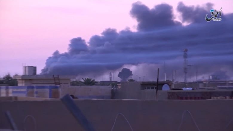 شاهد بالفيديو آثار الهجمات التي يشنها الجيش العراقي على داعش بالفلوجة