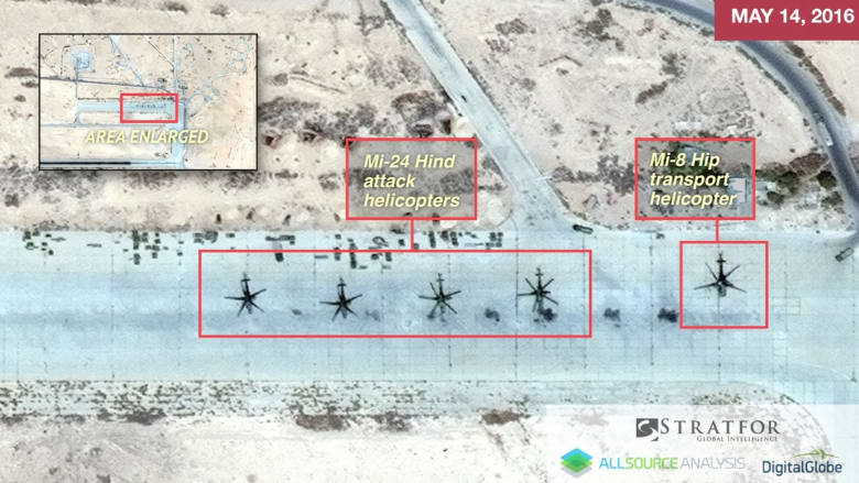 شاهد صور الأقمار الصناعية قبل وبعد.. هل دمر داعش قاعدة جوية روسية في سوريا؟