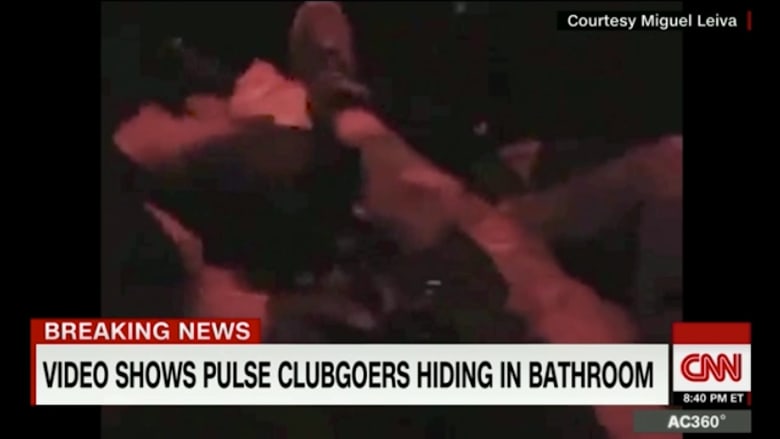 شاهد.. فيديو من داخل حمام النادي الليلي خلال إطلاق النار بأورلاندو 