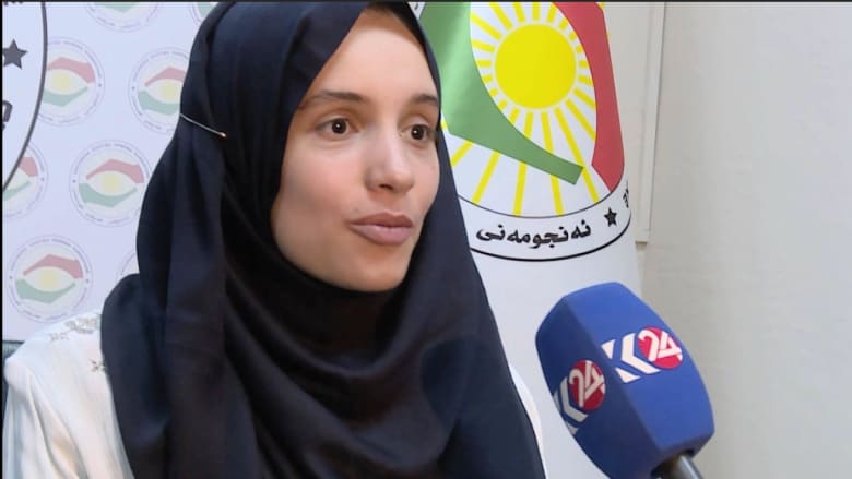 بالفيديو: امرأة هولندية تهرب من الأراضي التي يسيطر عليها داعش في شمال العراق