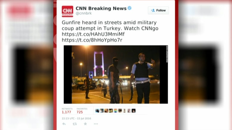 بالفيديو: تسلسل أحداث محاولة الانقلاب في تركيا من خلال التغريدات على تويتر