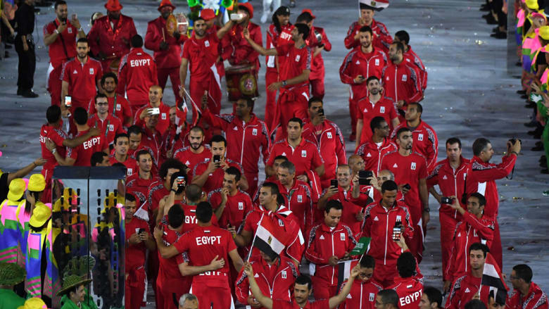 الأعلام العربية تزين افتتاح الأولمبياد الأعلام العربية تزين افتتاح الأولمبياد