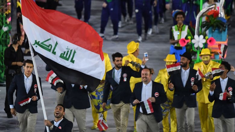 الأعلام العربية تزين افتتاح الأولمبياد الأعلام العربية تزين افتتاح الأولمبياد
