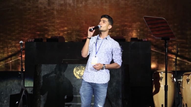 محمد عساف يغني "للإنسانية" في الأمم المتحدة
