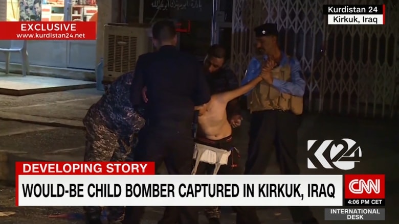 الشرطة العراقية تمسك بطفل يشتبه بمحاولته تفجير مسجد للشيعة