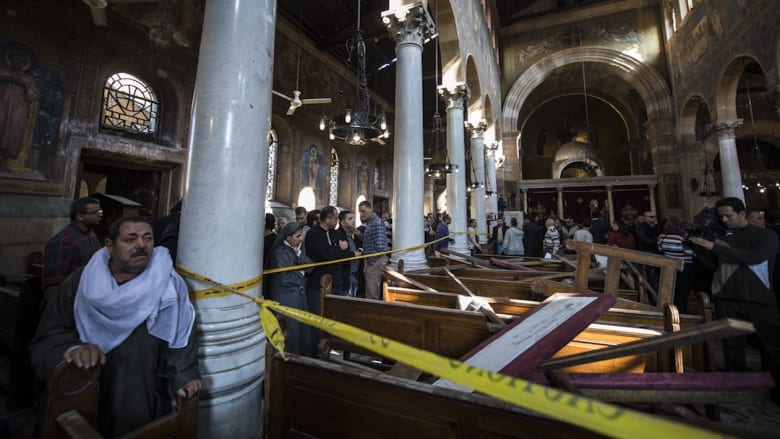 شاهد.. الوقائع المعلنة عن تفجير الكاتدرائية العباسية في القاهرة