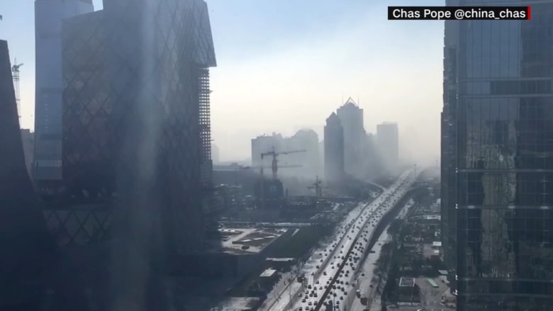 بتقنية الفاصل الزمني.. هواء بكين يتحول إلى تلوث خانق في 20 دقيقة فقط