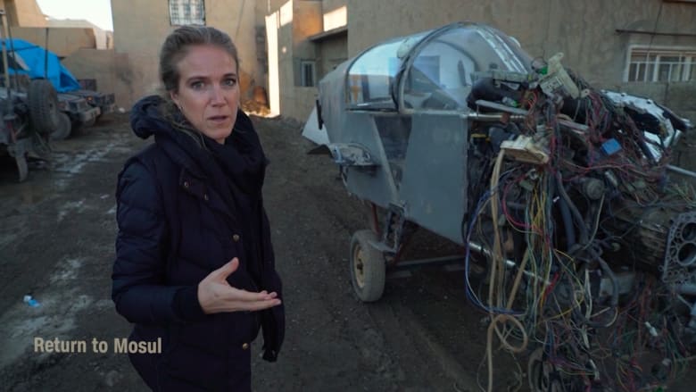 كاميرا CNN تكشف معامل تصنيع طائرات مجنحة انتحارية لداعش بالموصل