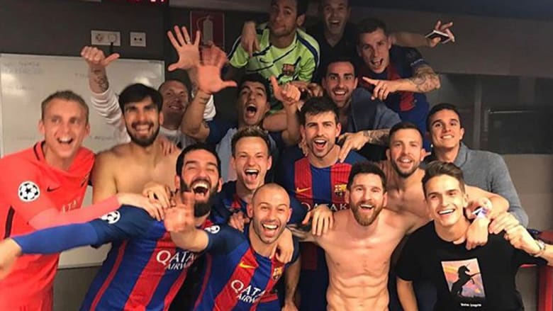 كيف ظهر لاعبو برشلونة بعد ساعات من معجزة الأبطال؟ كيف ظهر لاعبو برشلونة بعد ساعات من معجزة الأبطال؟