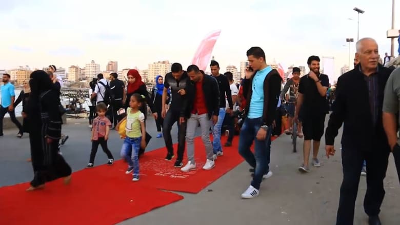 مهرجان السجادة الحمراء السينمائي "بدنا نرجع" ينطلق بغزة