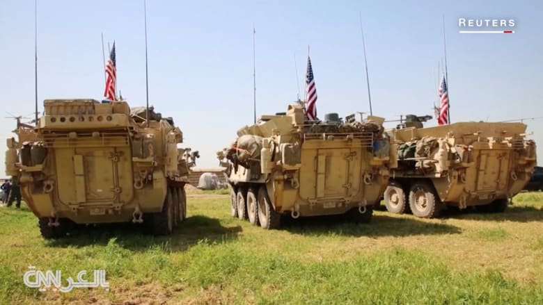 شاهد.. قوات أمريكية في دوريات على حدود سوريا وتركيا