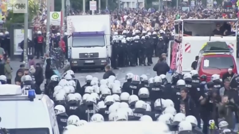 اشتباكات مع الشرطة الألمانية على هامش قمة العشرين
