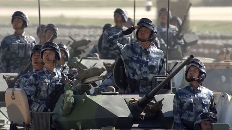 استعراض عسكري صيني ضخم بعد انتقاد ترامب 