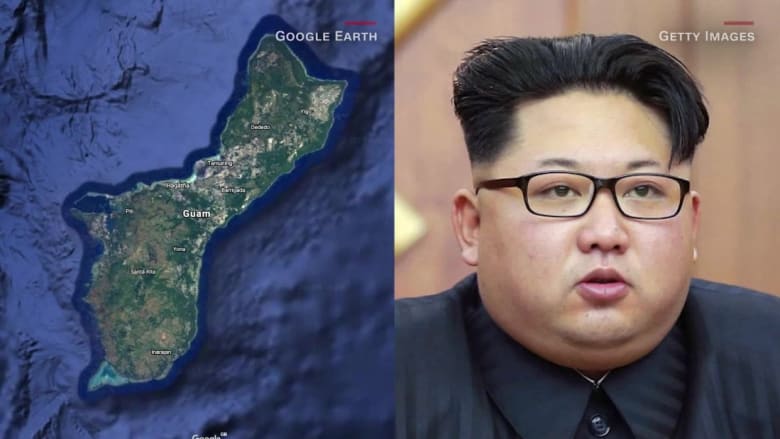 كوريا الشمالية تهدد بضرب جزيرة غوام الأمريكية