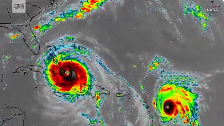 فيديو لتحرك الإعصار إرما خلال 10 أيام في 30 ثانية