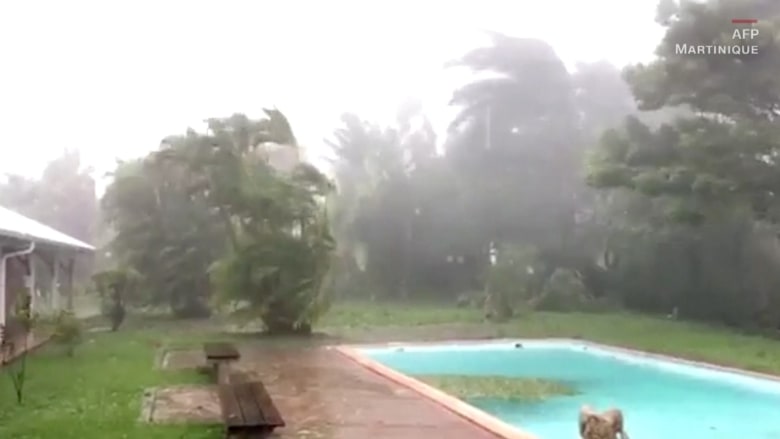إعصار ماريا يدخل منطقة البحر الكاريبي