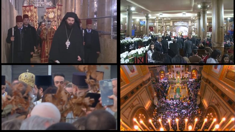 بوتين والسيسي وعباس يحضرون قداس عيد الميلاد الأورثوذكسي