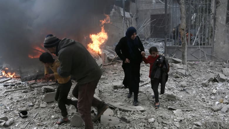 17 قتيلاً في يوم من الغارات الجوية على الغوطة الشرقية