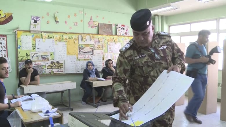 شاهد.. الأمن العراقي يصوت في أول انتخابات برلمانية بعد دحر داعش
